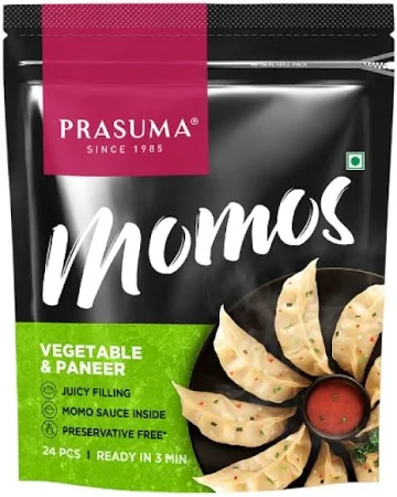 Prasuma Momos Vegetable 24 pcs